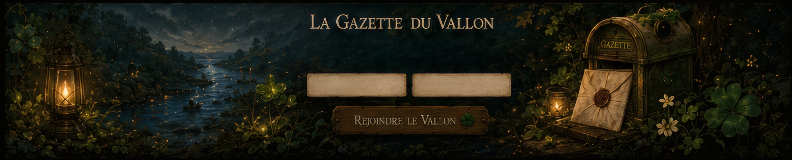 Recevoir la Gazette du Vallon
